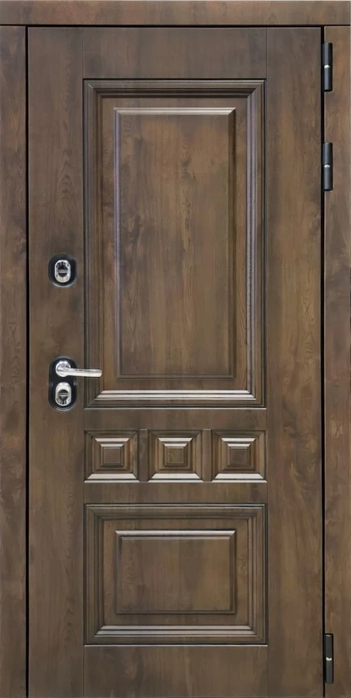 Входная дверь ДвериПРО Аура L-5 (16мм, белая эмаль) DPRO196935 внешняя сторона