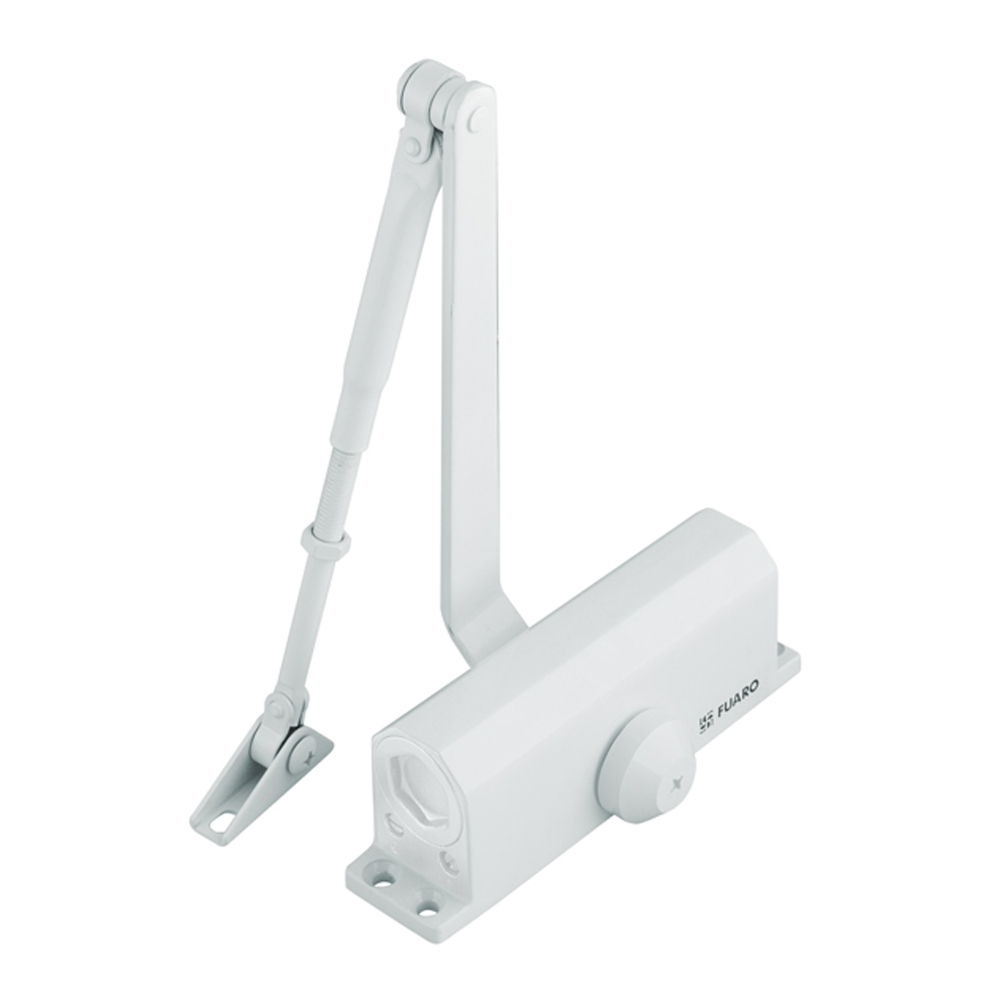 Фото Доводчик дверной DC20-3 (DC-203) WH до 65 кг (белый)